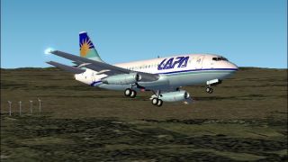 Screenshot 1 — FS2004/2 Boeing 737-200 Lapa FFX/SGA
