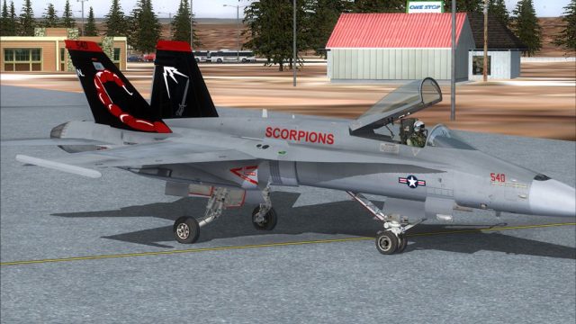Screenshot 1 — US Navy F/A-18C Hornet