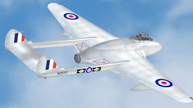 Screenshot 1 — RNZAF DeHavilland Vampire NZ5757