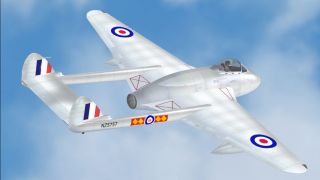 Screenshot 2 — RNZAF DeHavilland Vampire NZ5757 Display