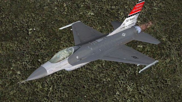 Screenshot 1 — National Guard F-16C Fighting Falcon