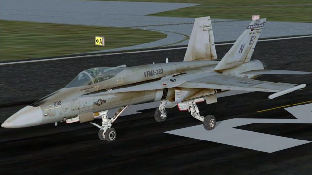 Screenshot 1 — US Marines F/A-18C Death Rattlers