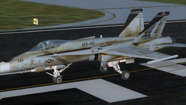 Screenshot 1 — US Navy F/A-18C Pukin' Dogs
