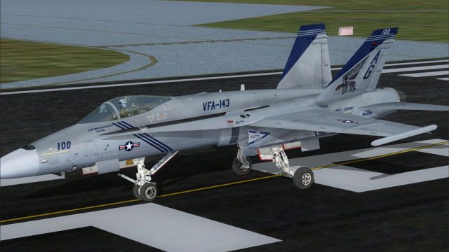 Screenshot 1 — US Navy F/A-18C Pukin' Dogs CAG