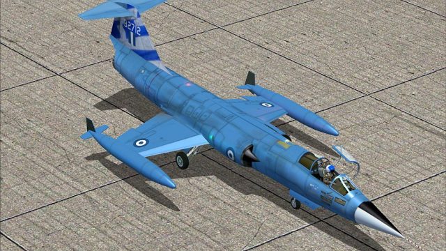 Screenshot 1 — Hellenic Air Force F-104 Starfighter