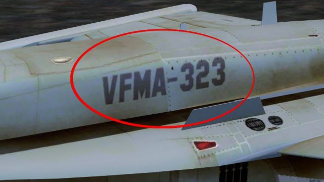Screenshot 1 — Default F/A-18C Death Rattlers Low Vis Weath Texture Fix