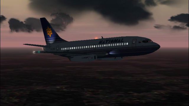 FS2004/FS2002 Boeing 737-200 National Airlines, Chile for FS2004