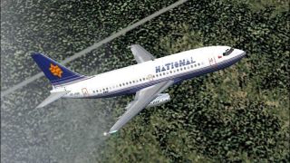 Screenshot 1 — FS2004/FS2002 Boeing 737-200 National Airlines, Chile