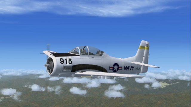 Screenshot 1 — US Navy North American Aviation T-28 Trojan