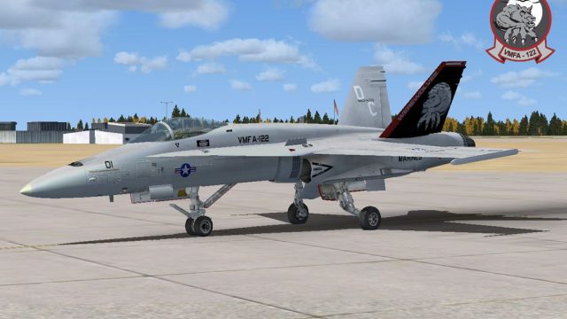 Screenshot 1 — Acceleration USMV VMFA-122 "CAG" F-18