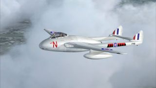 Screenshot 2 — Acceleration DeHavilland Vampire
