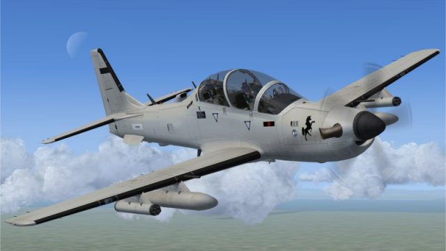 Screenshot 1 — USN Evaluation Embraer A-29B Super Tucano