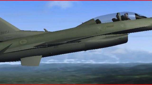 Screenshot 1 — RNZAF F-16D Texture Fixes