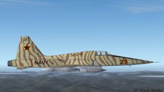 Screenshot 1 — US Navy F-5 Tiger II In Tiger Camo