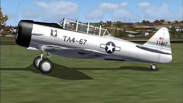 Screenshot 1 —  FS2004 T-6 SNJ Trainer Pack 7 Variants of the Popular T-6 Trainer