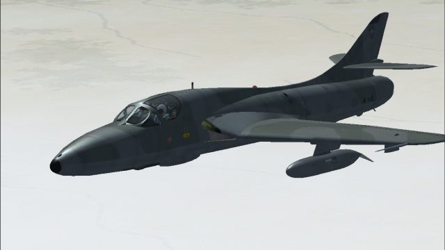Screenshot 1 — Royal Omani Air Force Hawker Hunter