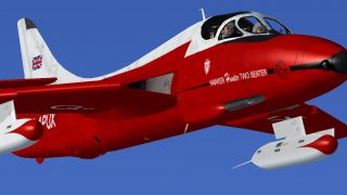 Screenshot 1 — Demonstrator Hawker Hunter