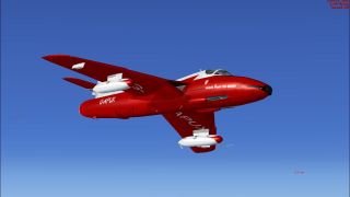 Screenshot 5 — Demonstrator Hawker Hunter