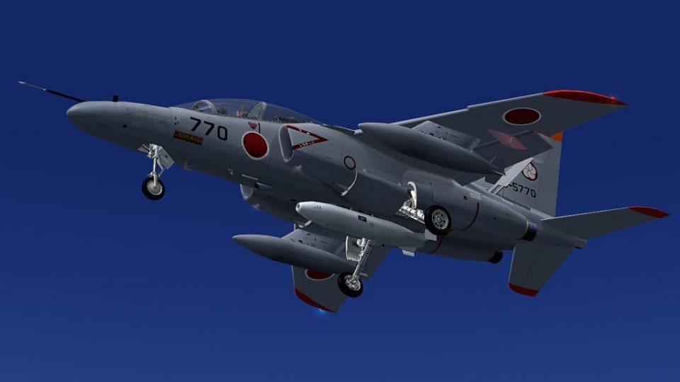 Kawasaki T-4 Exterior for FSX