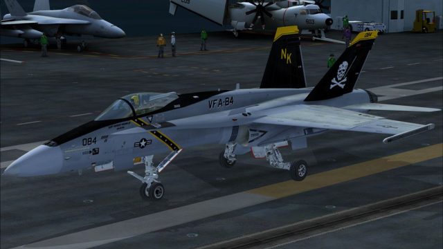 Screenshot 1 — US Navy F/A-18C Jolly Rogers CAG