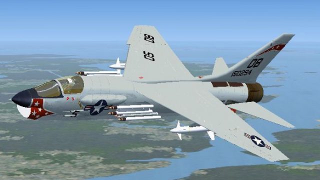 Screenshot 1 — US Marines F-8E Crusader VMF (AW)-235