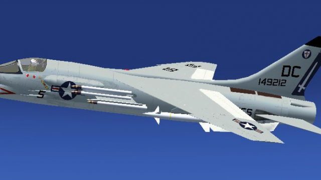 Screenshot 1 — US Marines F-8E Crusader VMF (AW)-122