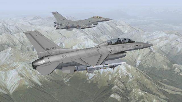 Screenshot 1 — RNZAF F-16B