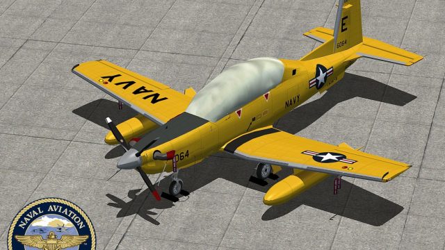 Screenshot 1 — US Navy T-6/A Texan II Advanced