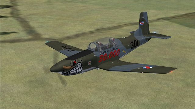 Screenshot 1 — Uruguay Air Force Pilatus PC-7