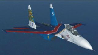 Screenshot 1 — Russian Sukhoi Su-27B Update
