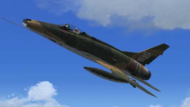 Screenshot 1 — USAF F-100D 306th TFS SEA Camo