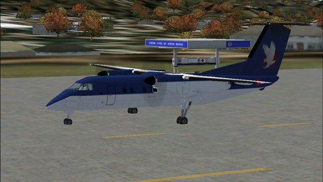 Screenshot 1 — DeHavilland Dash 8 100 Ai Flyable Repaint Package