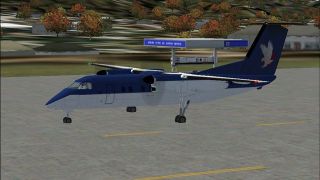 Screenshot 1 — DeHavilland Dash 8 100 Ai Flyable Repaint Package