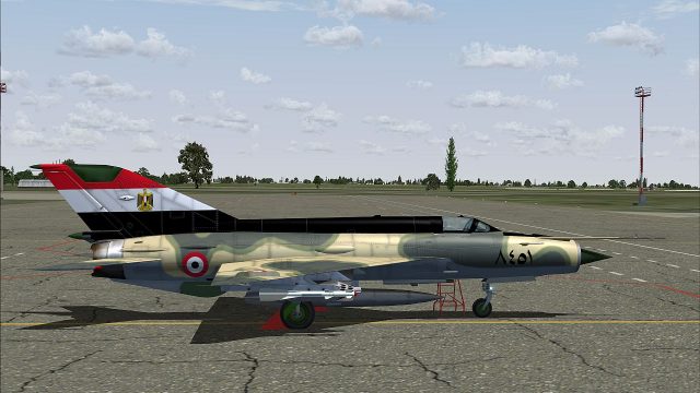 Screenshot 1 — Egypt Air Force MiG-21MF