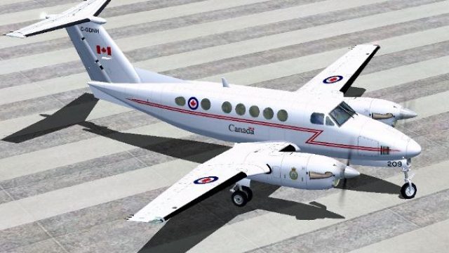 Screenshot 1 — RCAF Beechcraft King Air B200