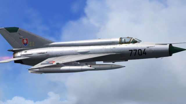 Screenshot 1 — Slovak MiG-21
