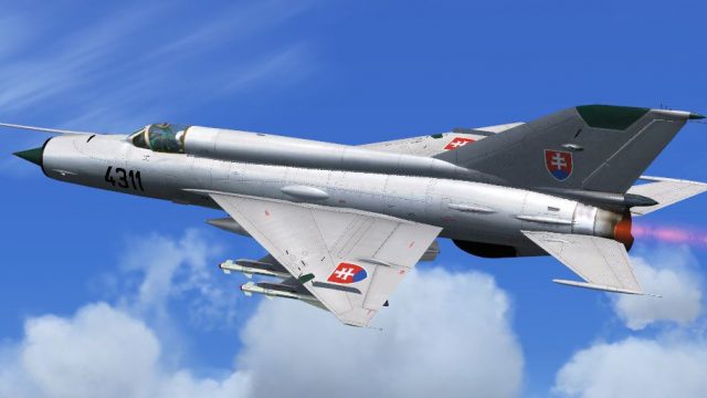Screenshot 1 — Slovak MiG-21 4311 4th Flight