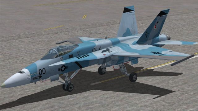 Screenshot 1 — US Navy FA-18 Fighting Omars Blue