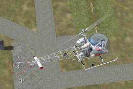 Bell 47 On Skids FBXXJ preview