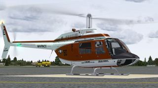 Screenshot 1 — US Navy Bell 206 FX Helicopter