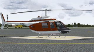 Screenshot 1 — Marines Bell 206 FX Helicopter 'BURNO 163328'