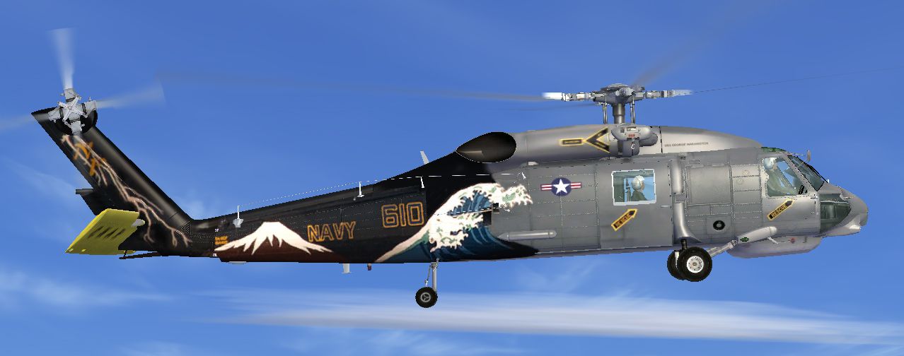 Microsoft Flight Simulator - BlackHawk and Seahawk Helicopters