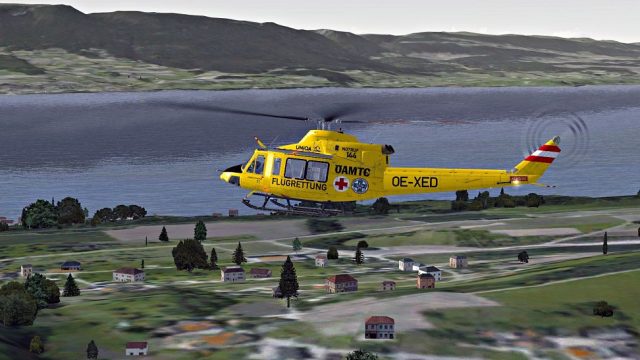 Screenshot 1 — OEAMTC-Flugrettung Bell 412