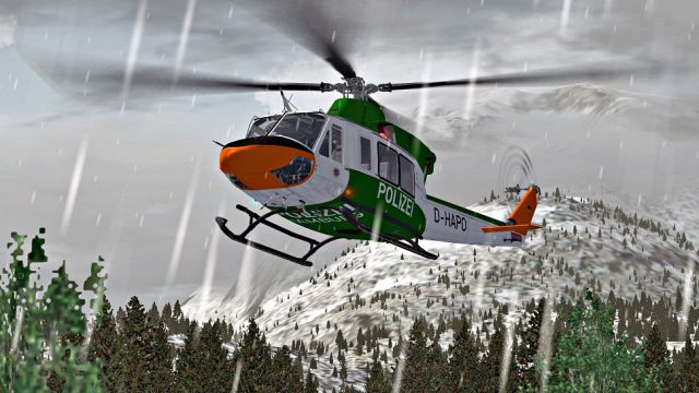 Screenshot 1 — Bell 412 "Polizei Hamburg"