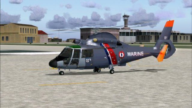 Screenshot 1 — French Navy AS365 Dolphin