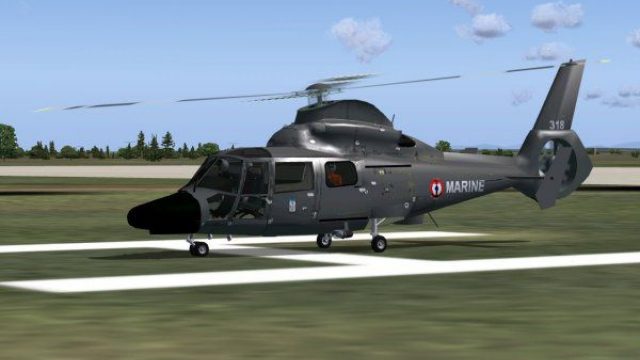Screenshot 1 — French Navy Eurocopter AS365F