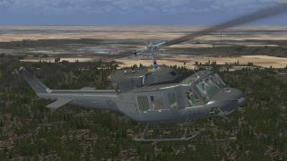 Screenshot 1 — US Marines Bell UH-1N Helicopter