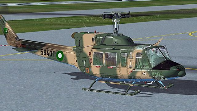 Screenshot 1 — Pakistan Air Force Bell 212