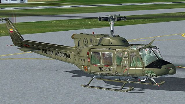 Screenshot 1 — Policia Nacional de Colombia Bell 212