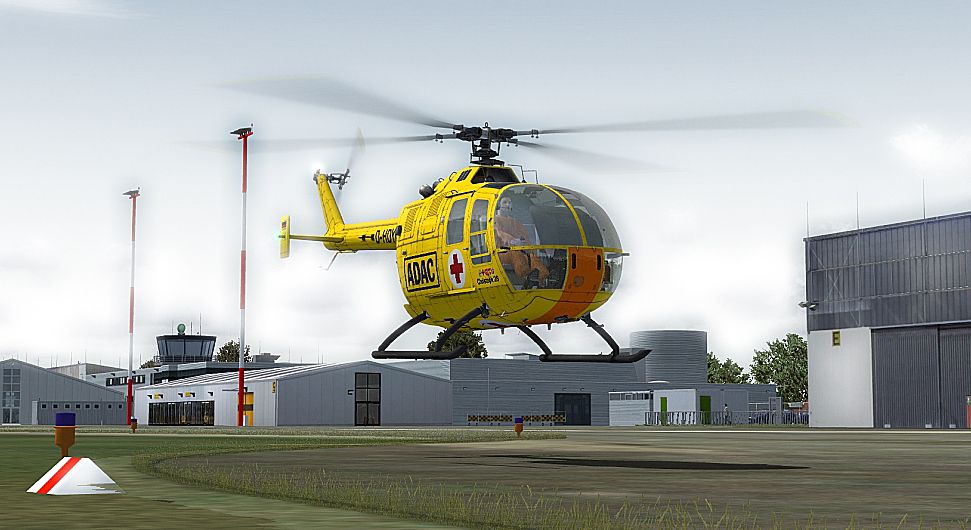 ADAC Luftrettung Bo 105 For FSX
